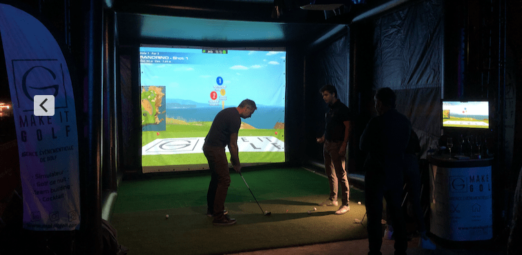 Simulateur de golf